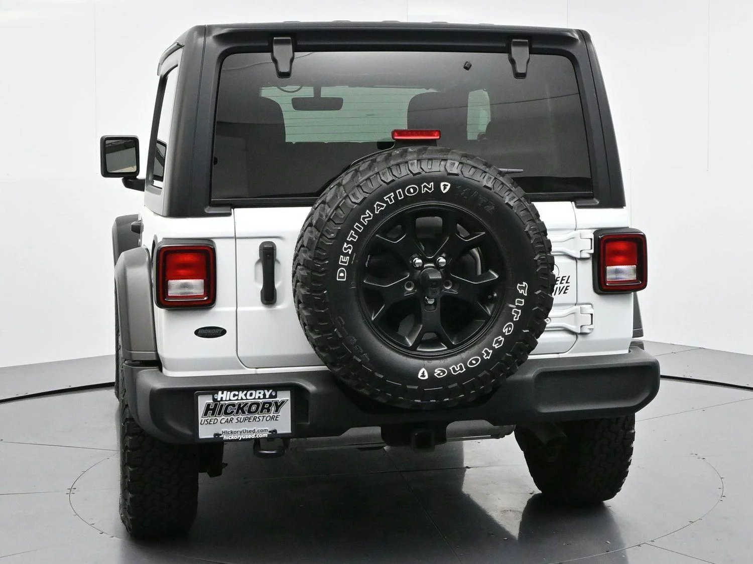 Used 2022 Bright White Clearcoat Jeep Willys image 6