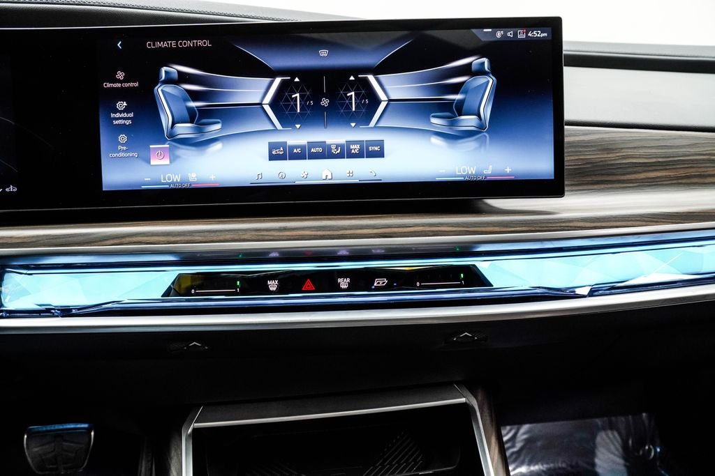 Used 2025 Black BMW 740i xDrive image 25