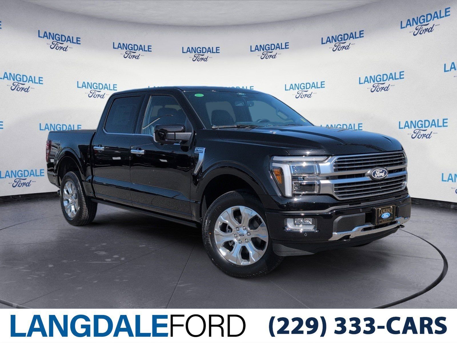 New 2026 Agate Black Metallic Ford Platinum image 1