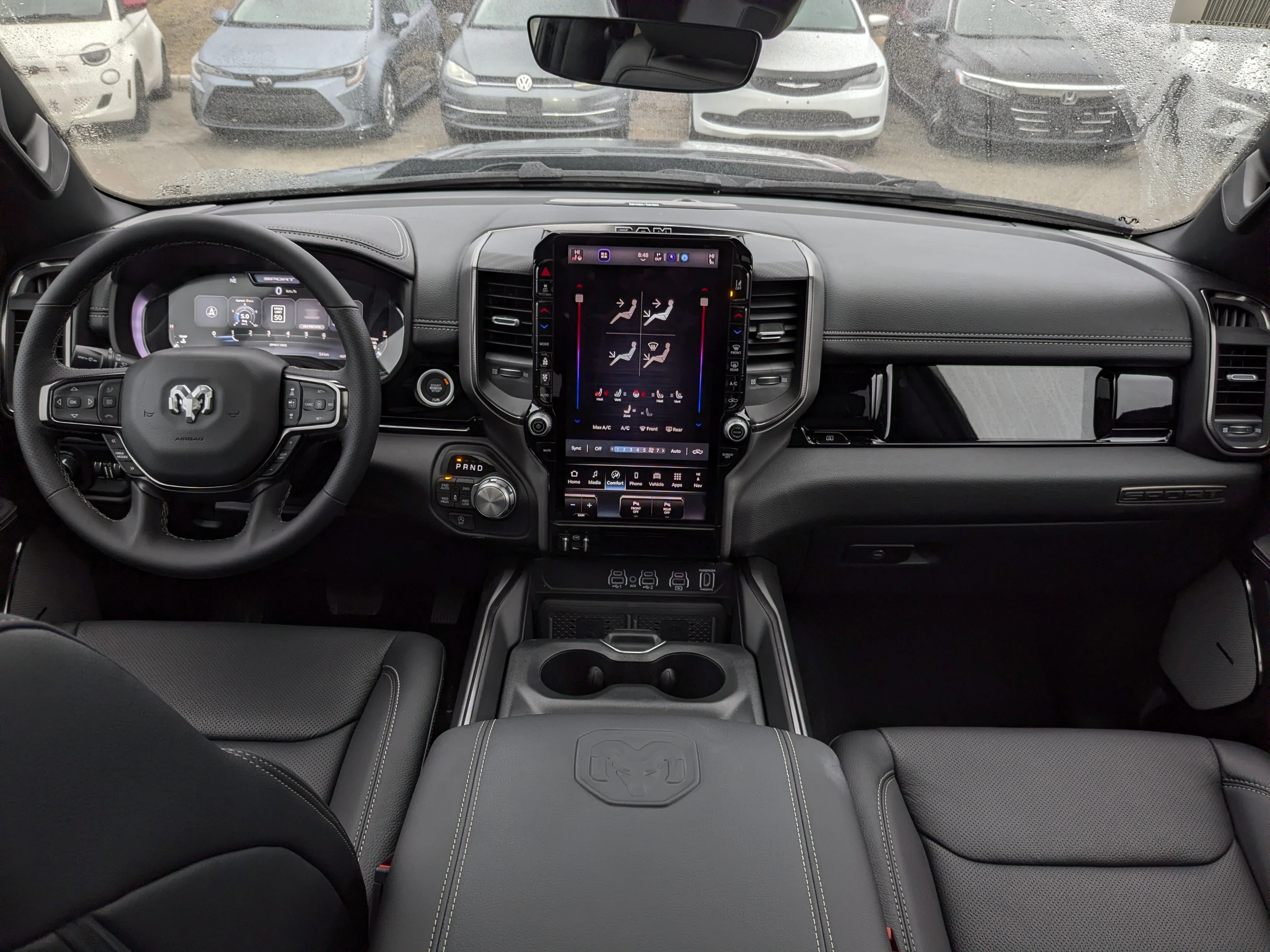 New 2026 Black RAM Sport - - Level 1 Equip Grp - Dual?Pane Panoramic Sunroof - Leather?Faced Bucket Seats - 5.7L image 26