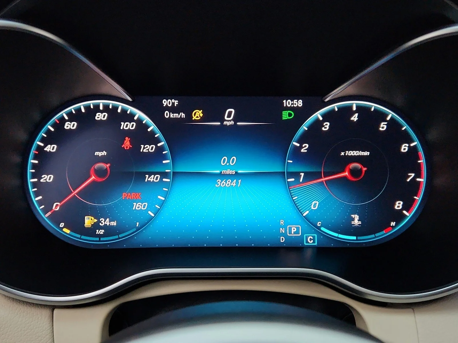 Certified Used 2020 Lunar Blue Metallic Mercedes-Benz C 300 image 19