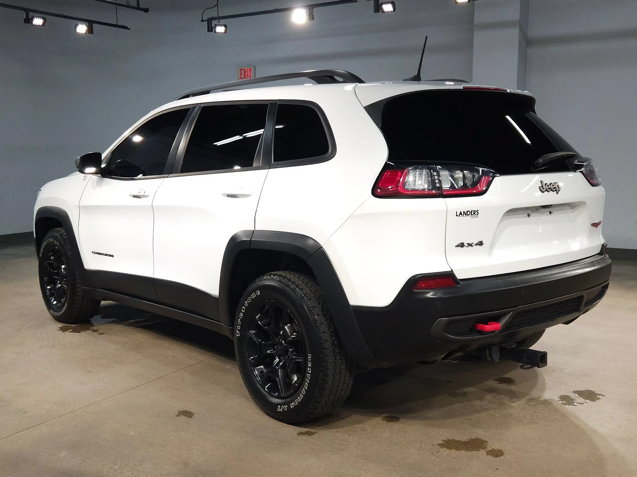 Used 2021 Bright White Clearcoat Jeep Trailhawk image 5