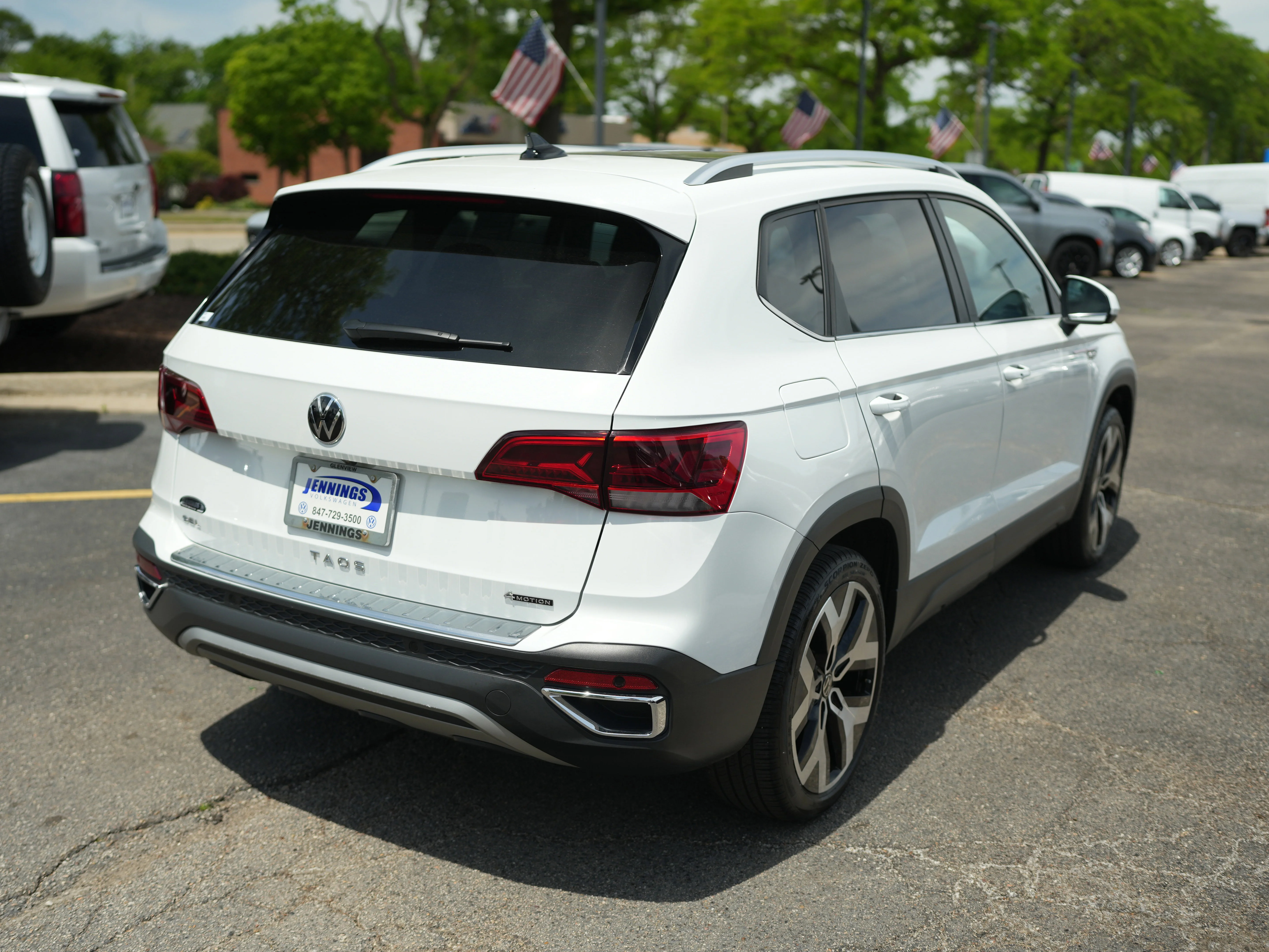 Certified Used 2023 White Volkswagen SEL image 8