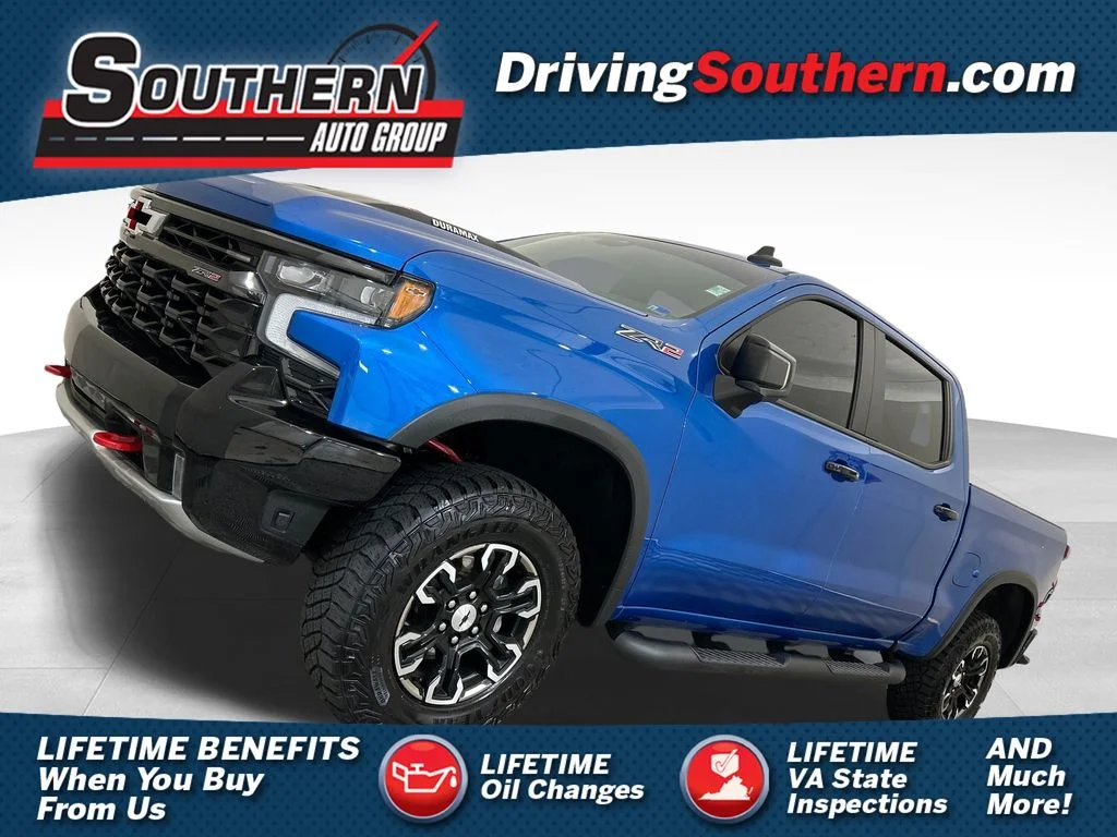 Used 2024 Blue Chevrolet ZR2 image 1