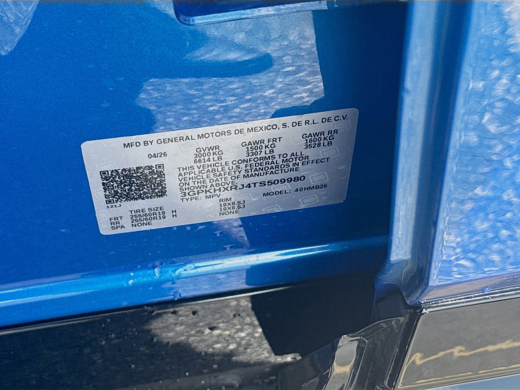 New 2026 Pacific Blue Metallic Honda Touring image 28