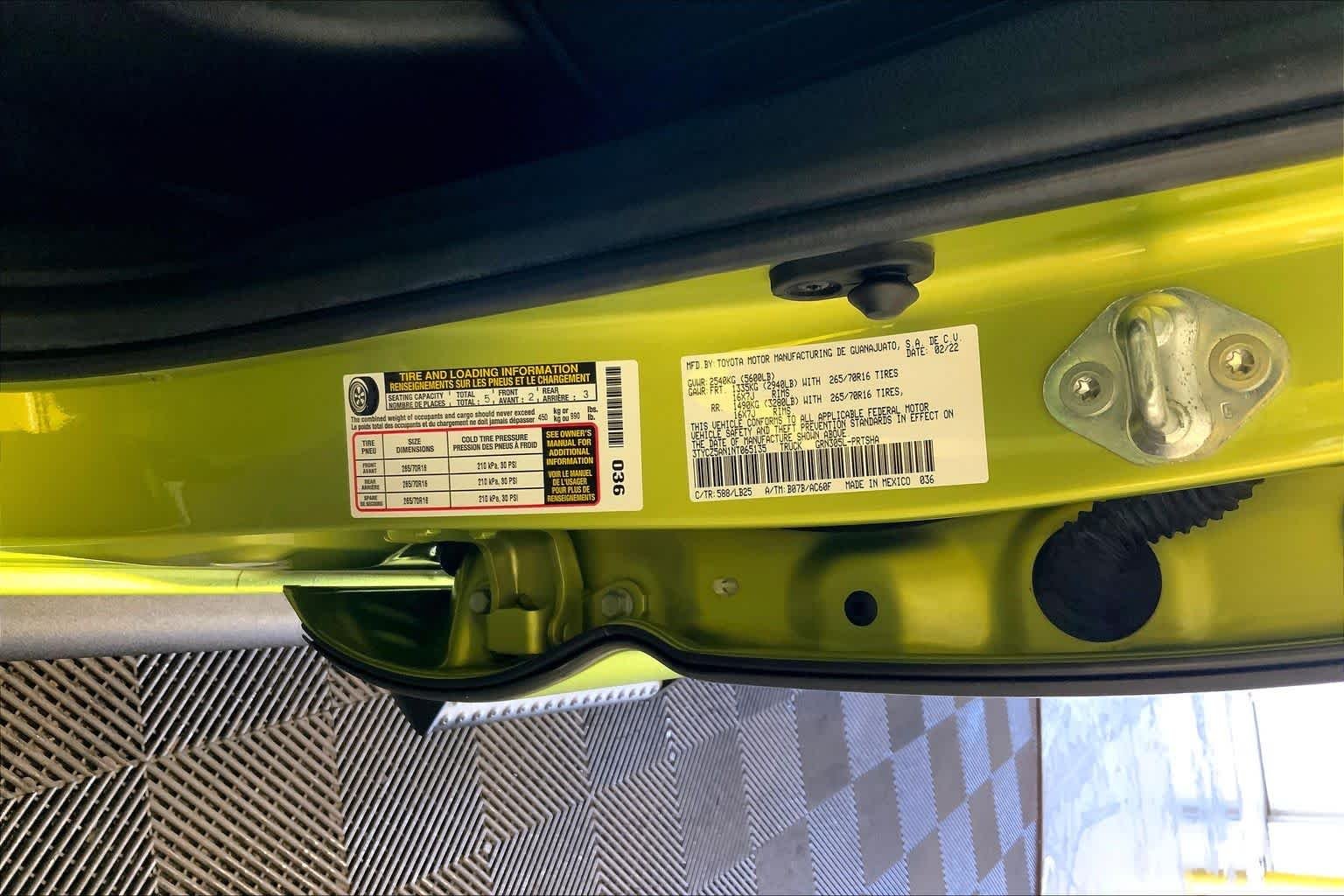 Used 2022 Electric Lime Metallic Toyota TRD Pro image 31