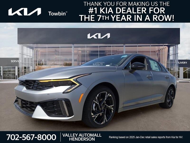 New 2026 Steel Matte Gray Kia GT-Line FWD image 1