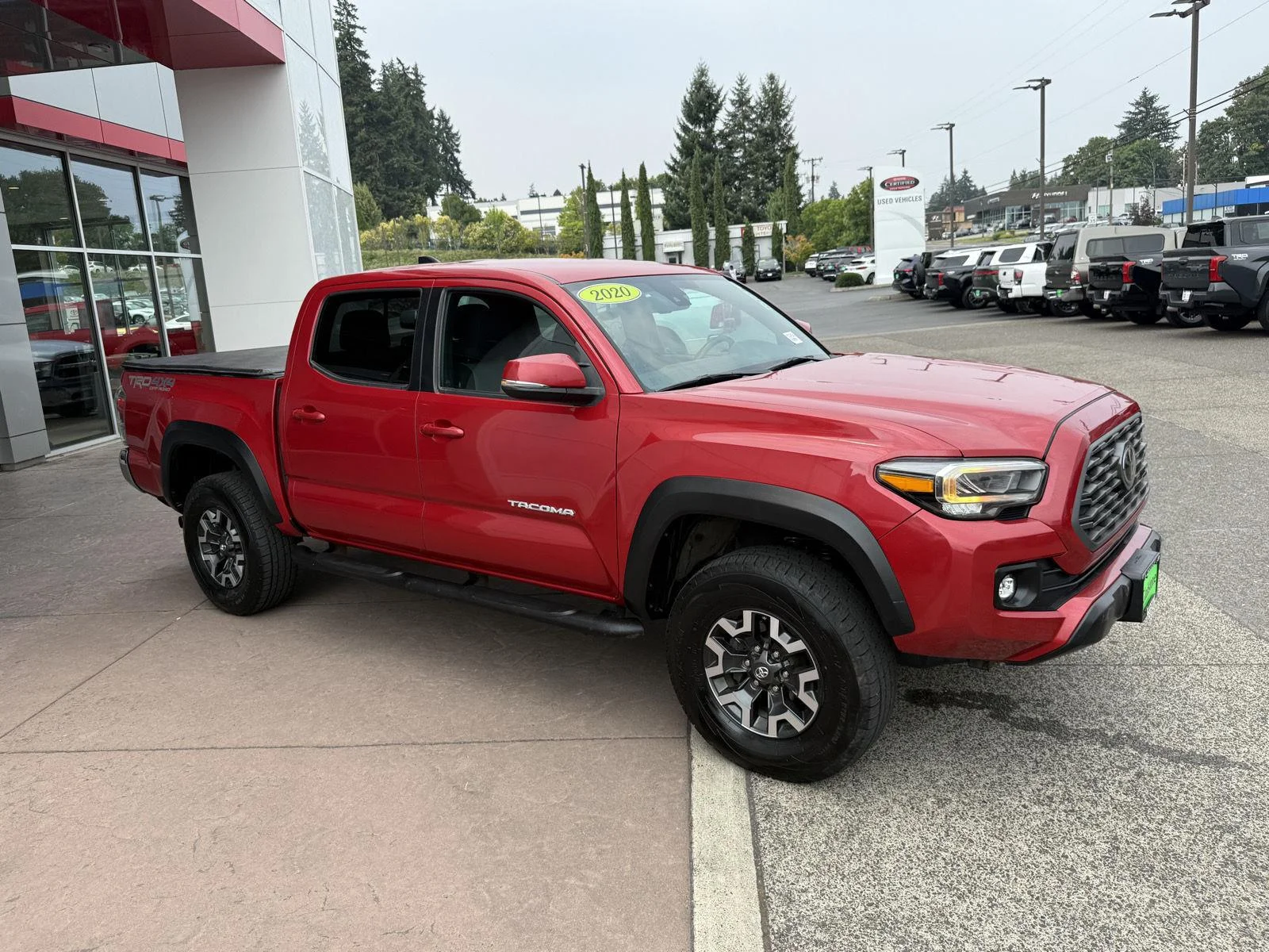 Used 2020 Barcelona Red Metallic Toyota TRD Off Road image 7