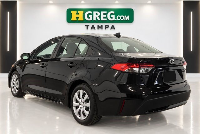 Used 2021 Black Sand Pearl Toyota LE image 2