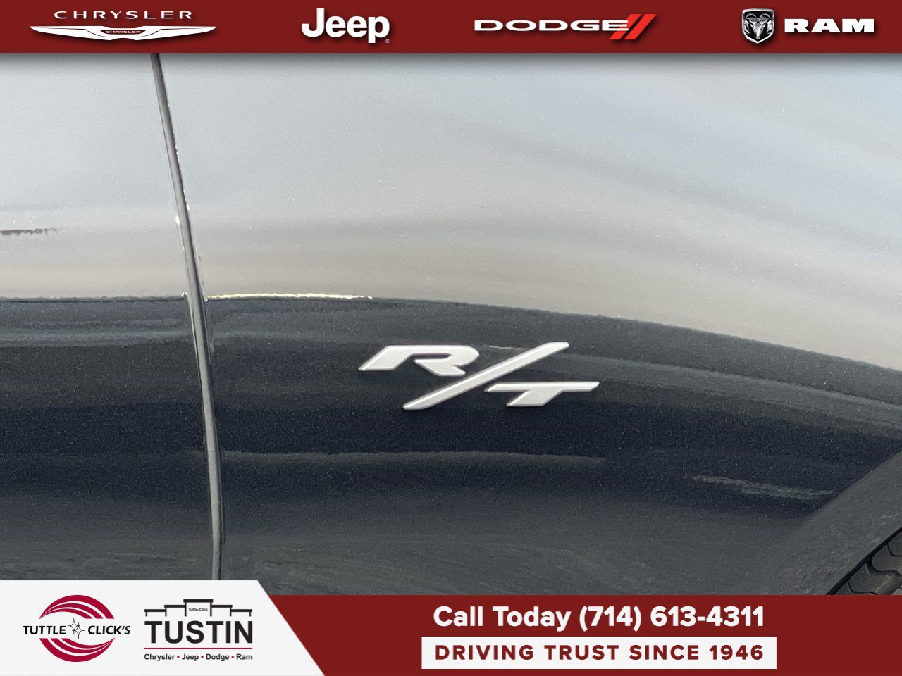 New 2026 Diamond Black Crystal Pearlcoat Dodge R/T Plus image 8