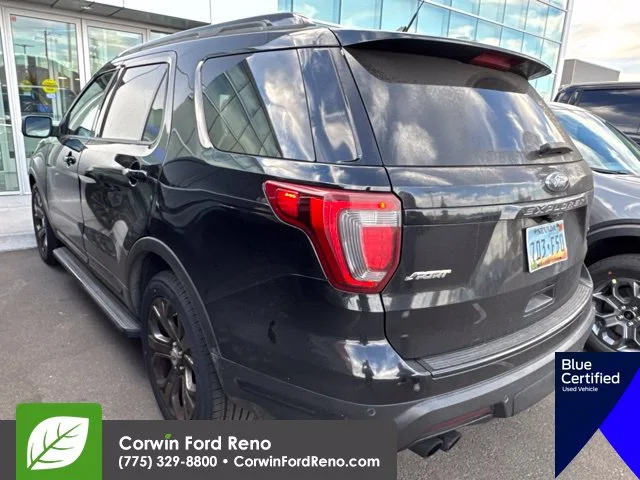 Used 2018 Shadow Black Ford Sport image 9