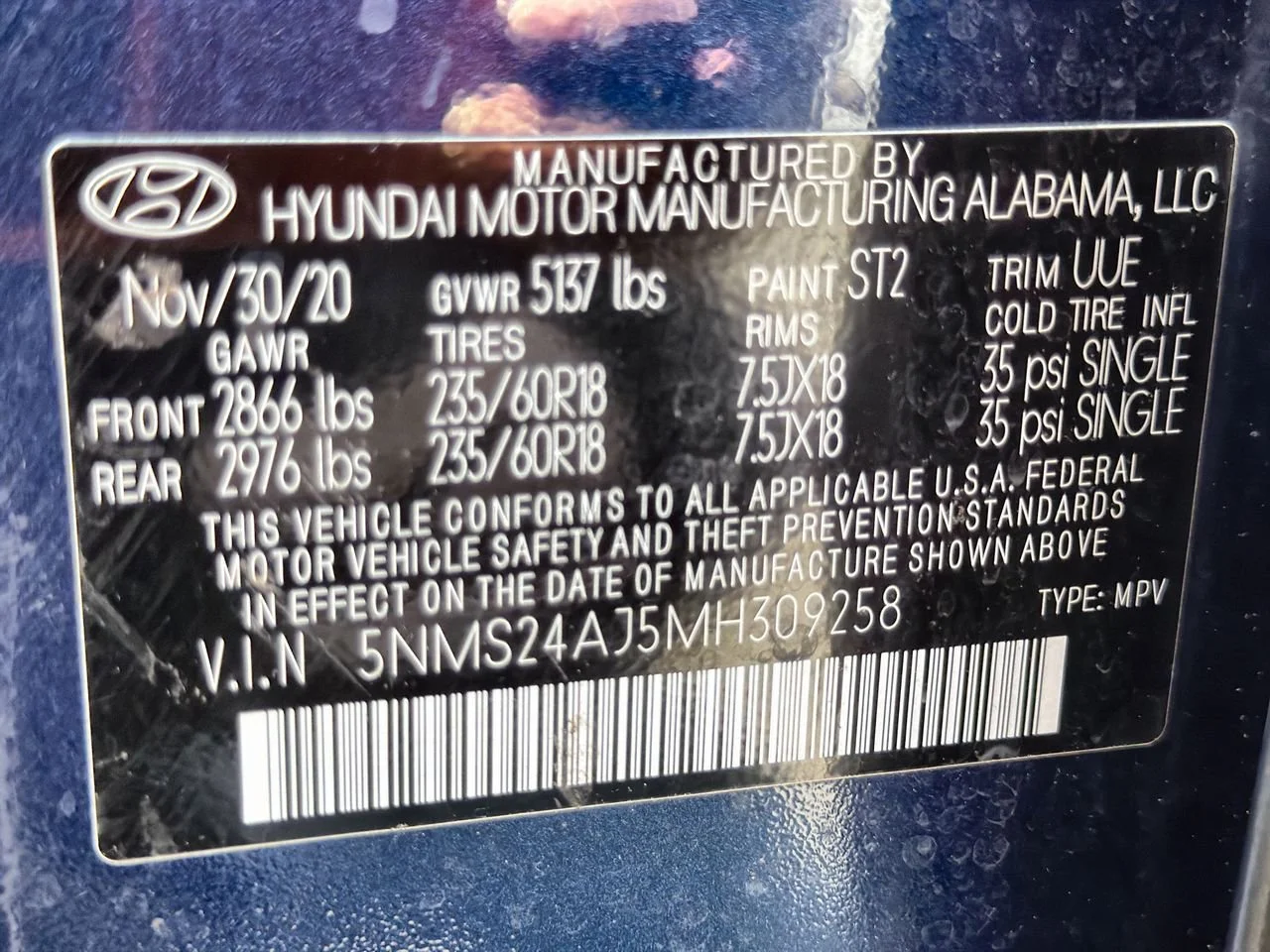 Used 2021 Blue Hyundai SEL image 29