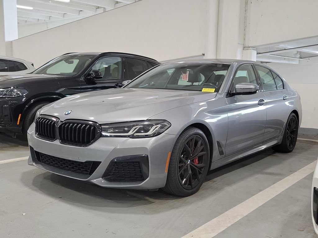 Certified Used 2023 Skyscraper Gray Metallic BMW 530i image 1
