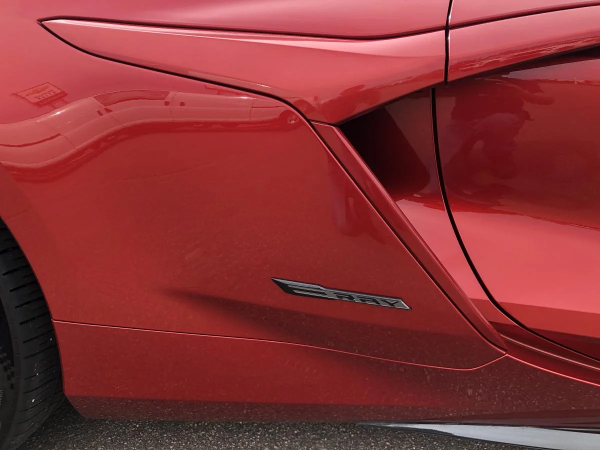 Used 2025 Red Chevrolet 2dr E-Ray Cpe w/2LZ image 11