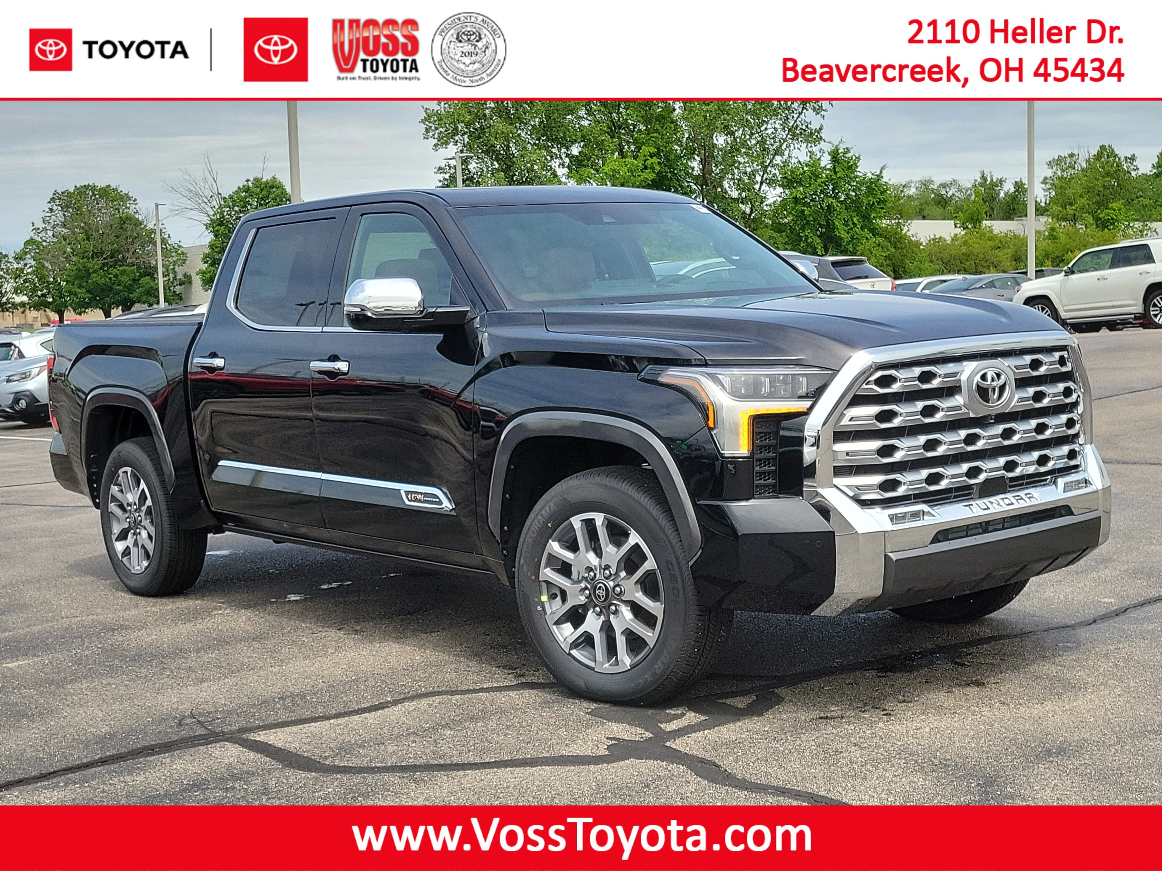 New 2026 Midnight Black Metallic Toyota 1794 Edition CrewMax 5.5