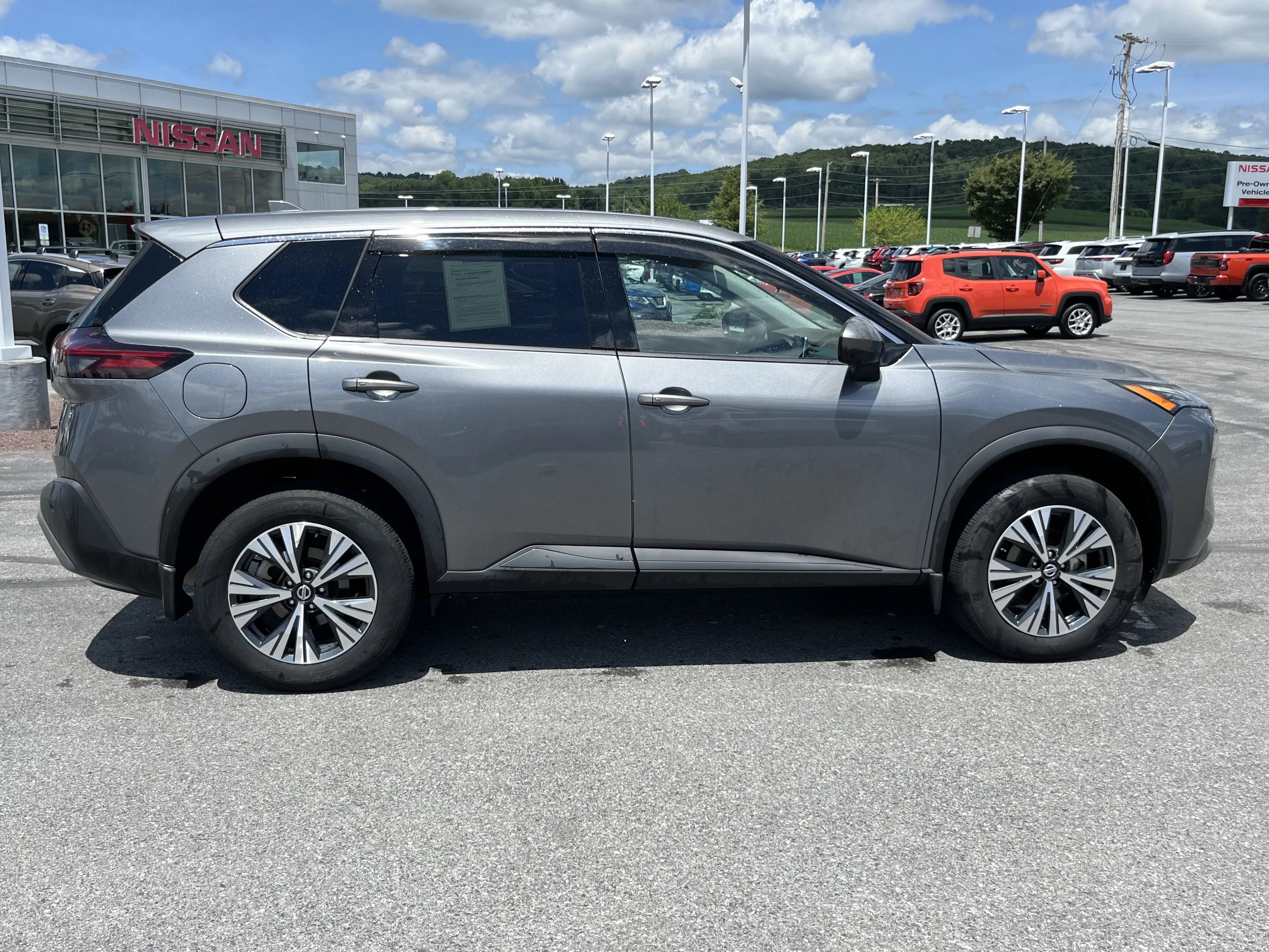 Used 2021 Gun Metallic Nissan SV image 2
