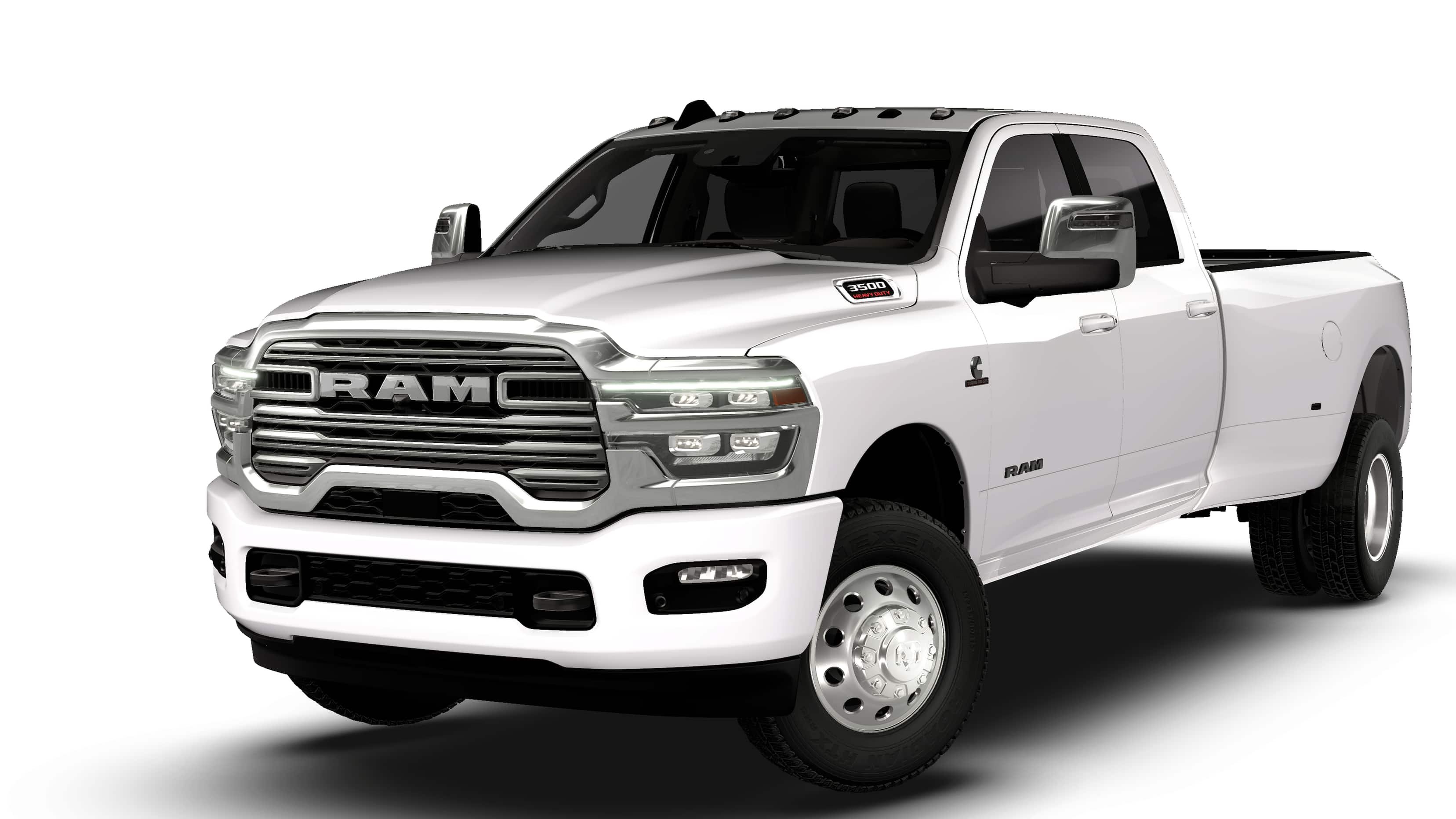 New 2026 Bright White Clear-Coat Exterior Paint RAM Laramie image 13