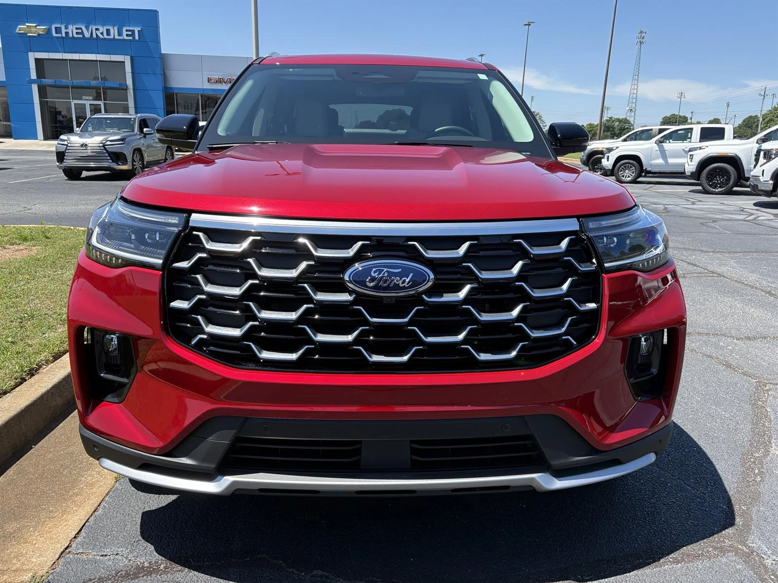 Used 2025 Red Ford Platinum image 6