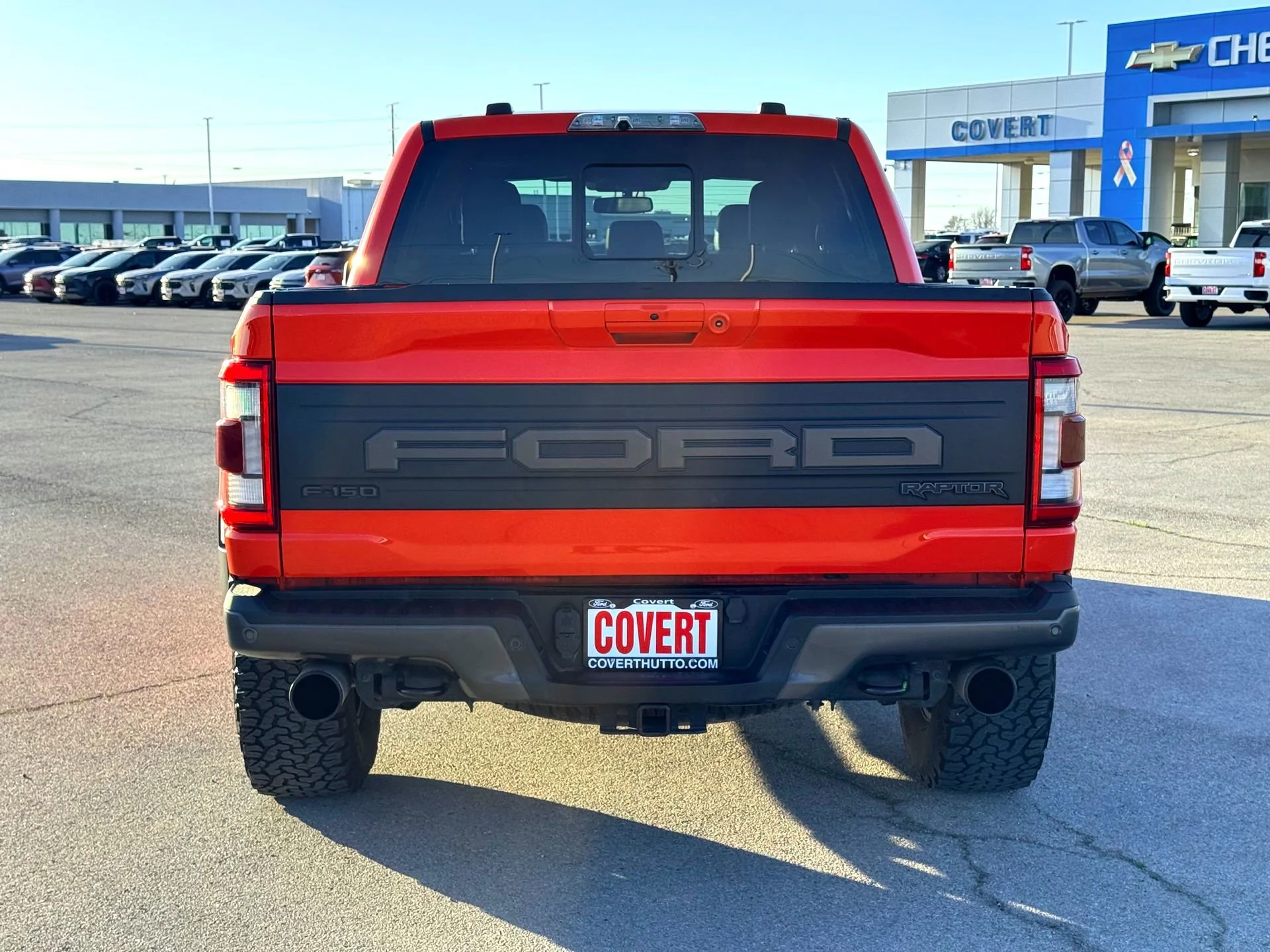 Used 2023 Orange Ford Raptor image 8