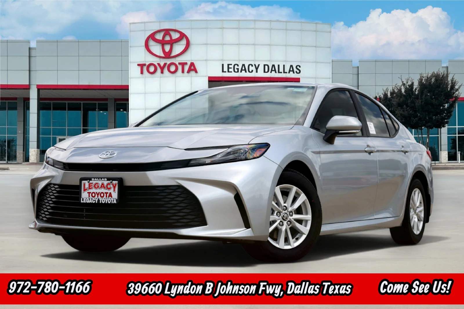 New 2026 Celestial Silver Metallic Toyota LE image 1