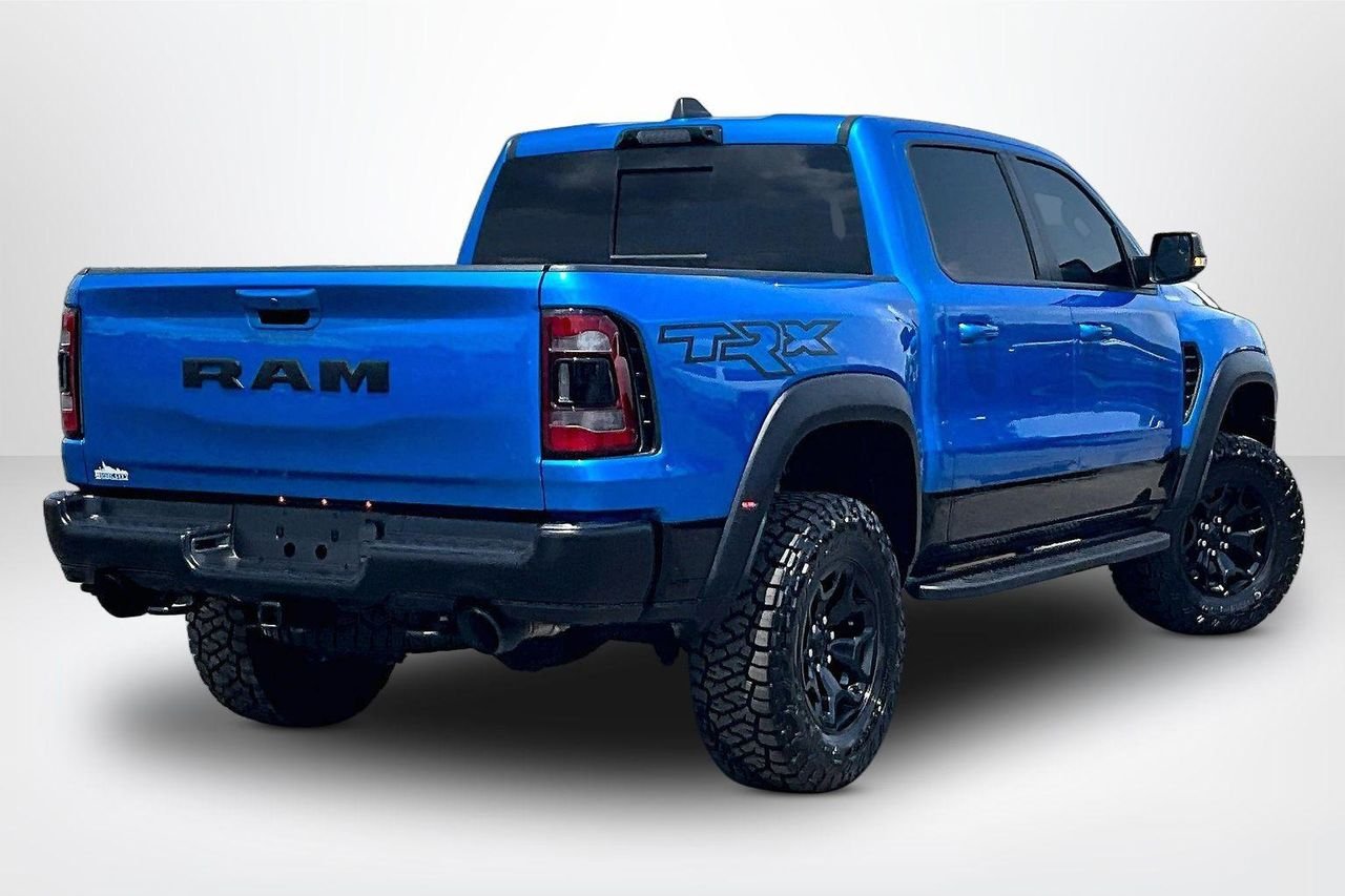 Used 2022 Hydro Blue Pearlcoat RAM TRX Crew Cab 4x4 57