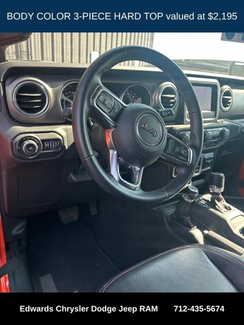 Used 2018 Orange Jeep Rubicon image 1