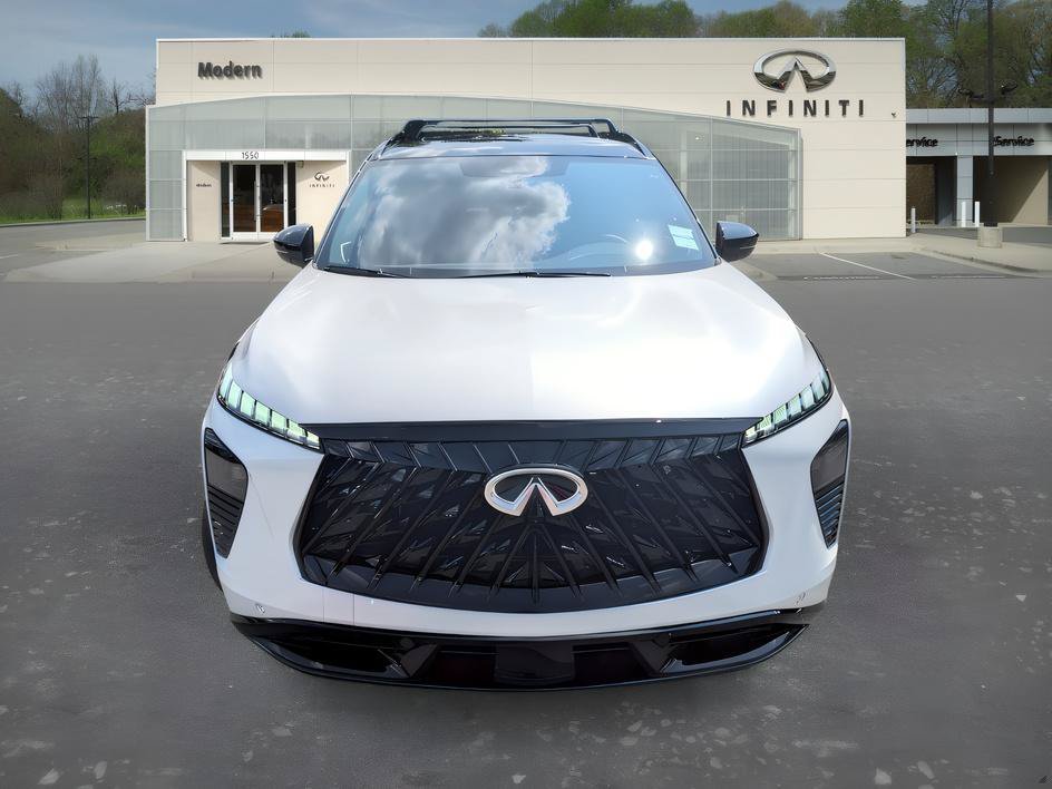 New 2027 Radiant White/Black Obsidian INFINITI SPORT image 2