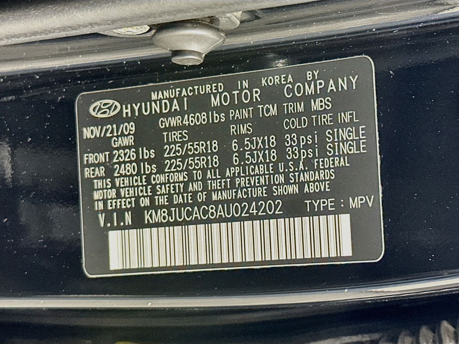 Used 2010 Ash Black Hyundai Limited image 33