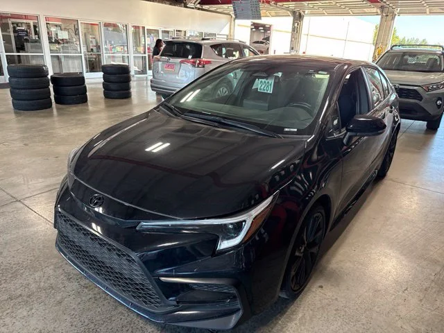 Certified Used 2024 Black Toyota SE image 12
