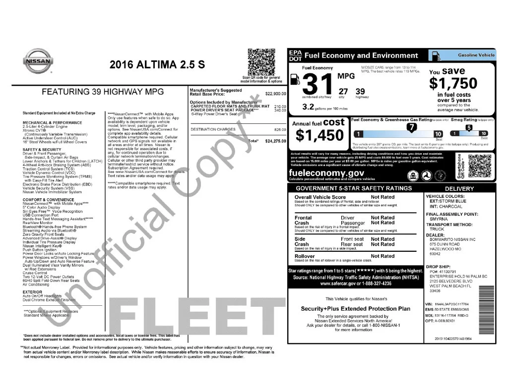 Used 2016 Blue Nissan 2.5 image 2