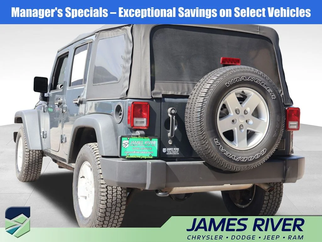 Used 2017 Black Jeep Unlimited Sport image 3