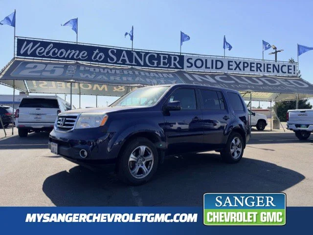 Used 2014 Blue Honda EX image 1