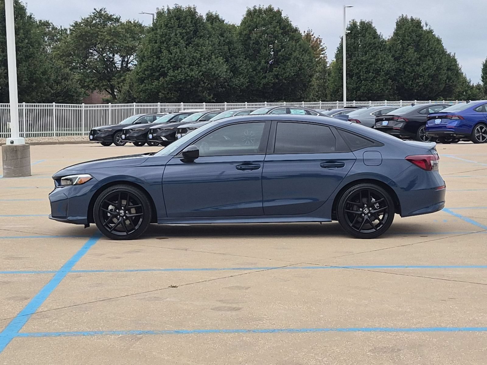 Certified Used 2025 Blue Lagoon Pearl Honda Sport Sedan image 10