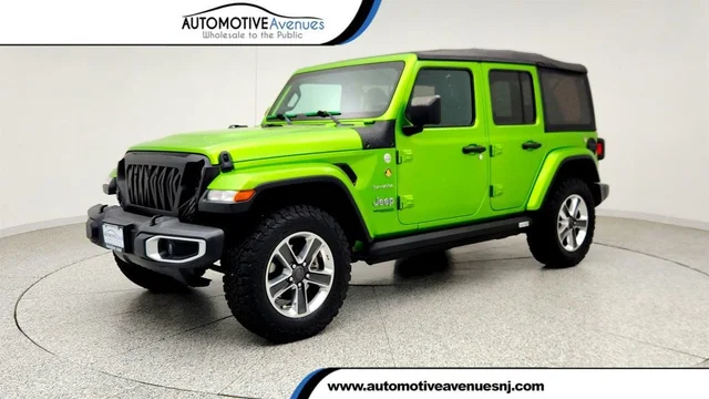 2019 Jeep Wrangler Unlimited Sahara 4x4 w/ 3.6L V6 Engine & 8-Speed Automatic Transmission