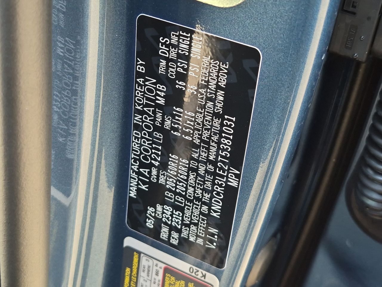 New 2026 Mineral Blue Kia EX image 34