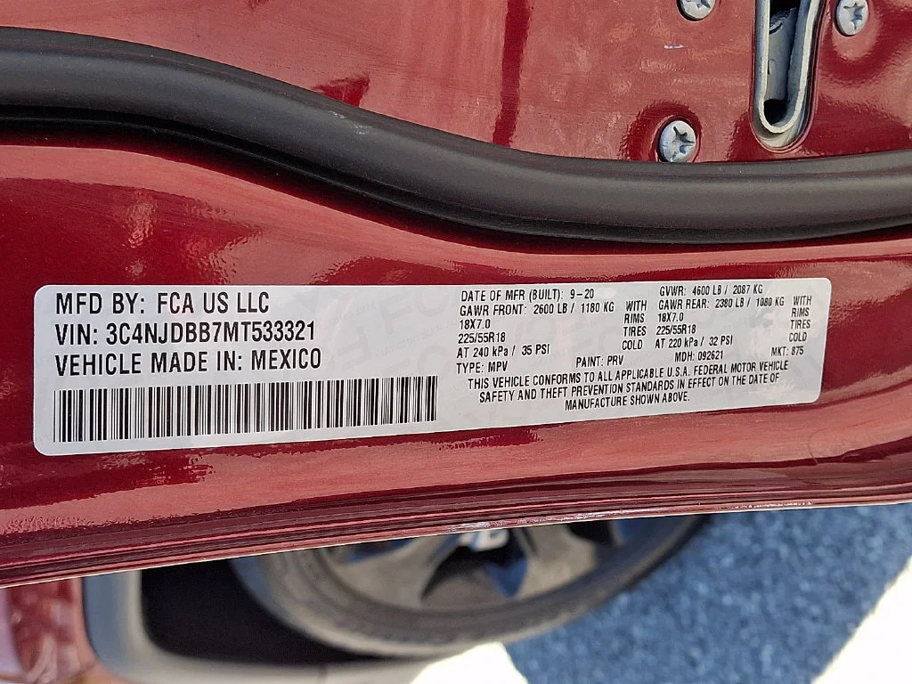 Used 2021 Velvet Red Pearlcoat Jeep Altitude image 28