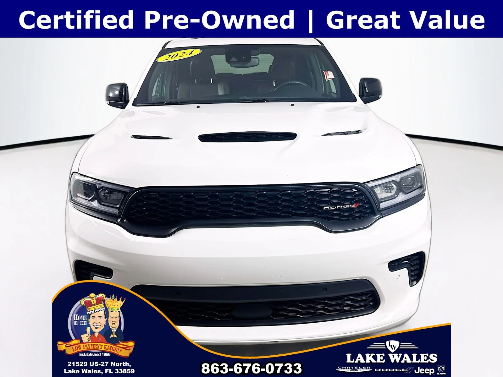 Certified Used 2024 White Dodge R/T Plus image 2