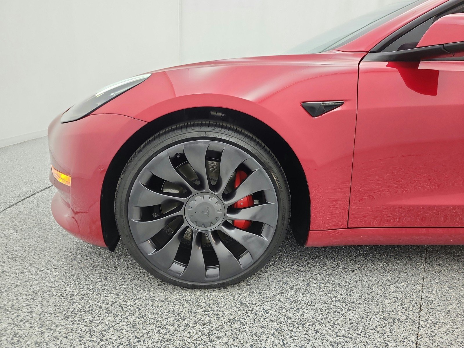 Used 2022 Red Multi-Coat Tesla Performance AWD image 25