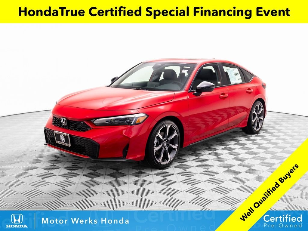 Certified Used 2026 Rallye Red Honda FWD Touring Hybrid image 1