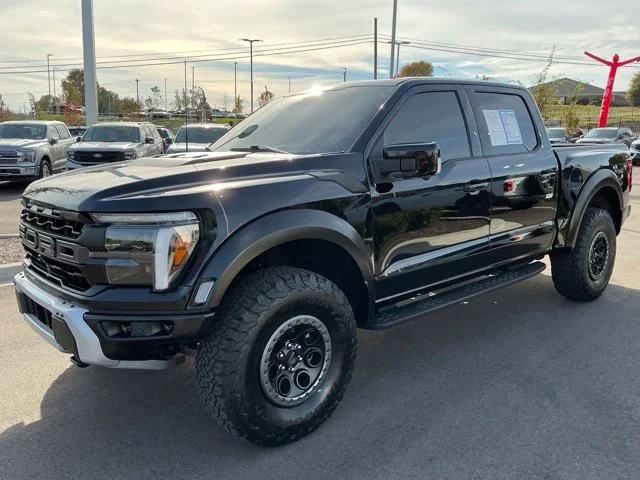 Used 2025 Black Metallic Ford Raptor image 3
