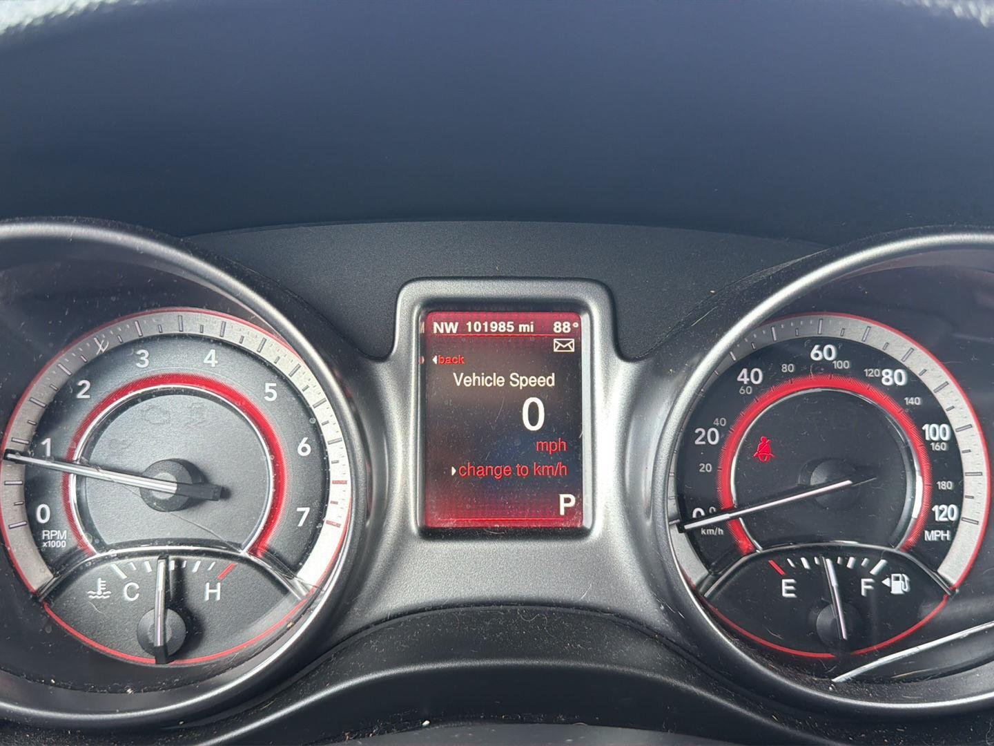 Used 2019 Contusion Blue Pearlcoat Dodge Crossroad image 3