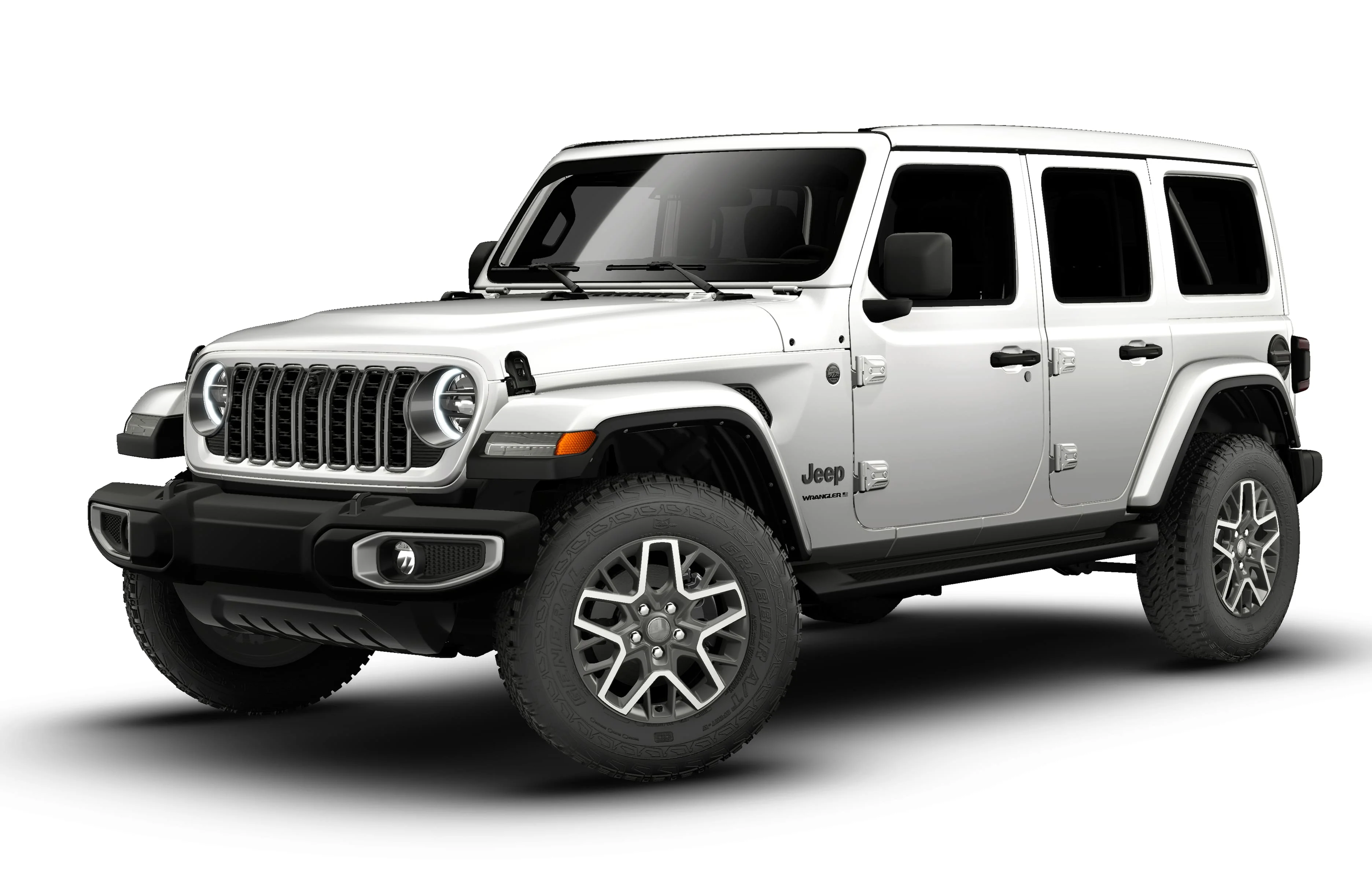 New 2026 Bright White Clear-Coat Exterior Paint Jeep Sahara image 13