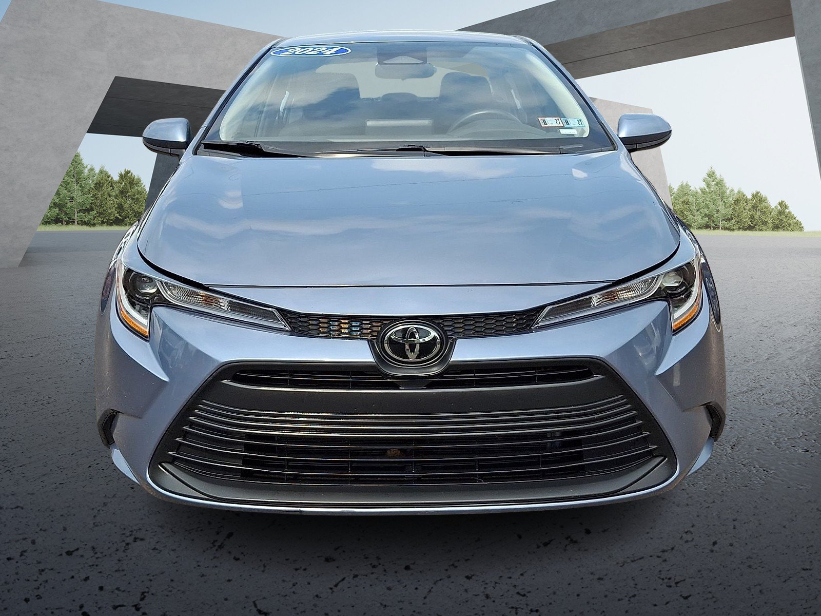 Used 2024 Blue Toyota LE image 1