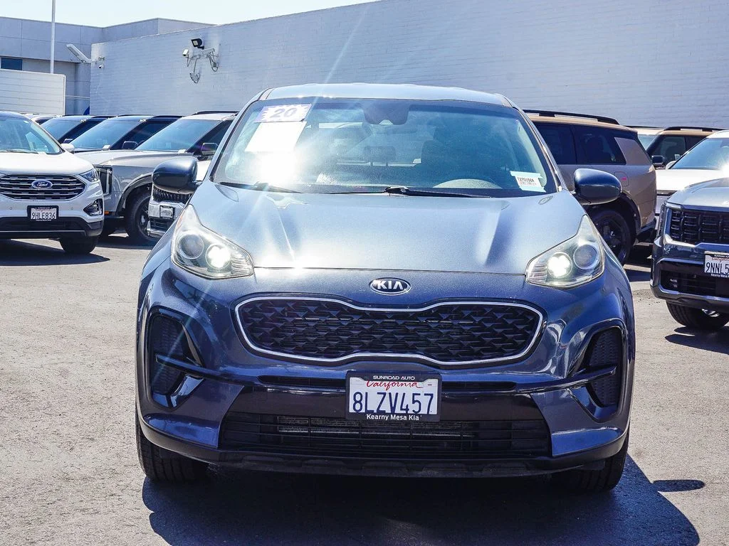 Certified Used 2020 Blue Kia LX image 2
