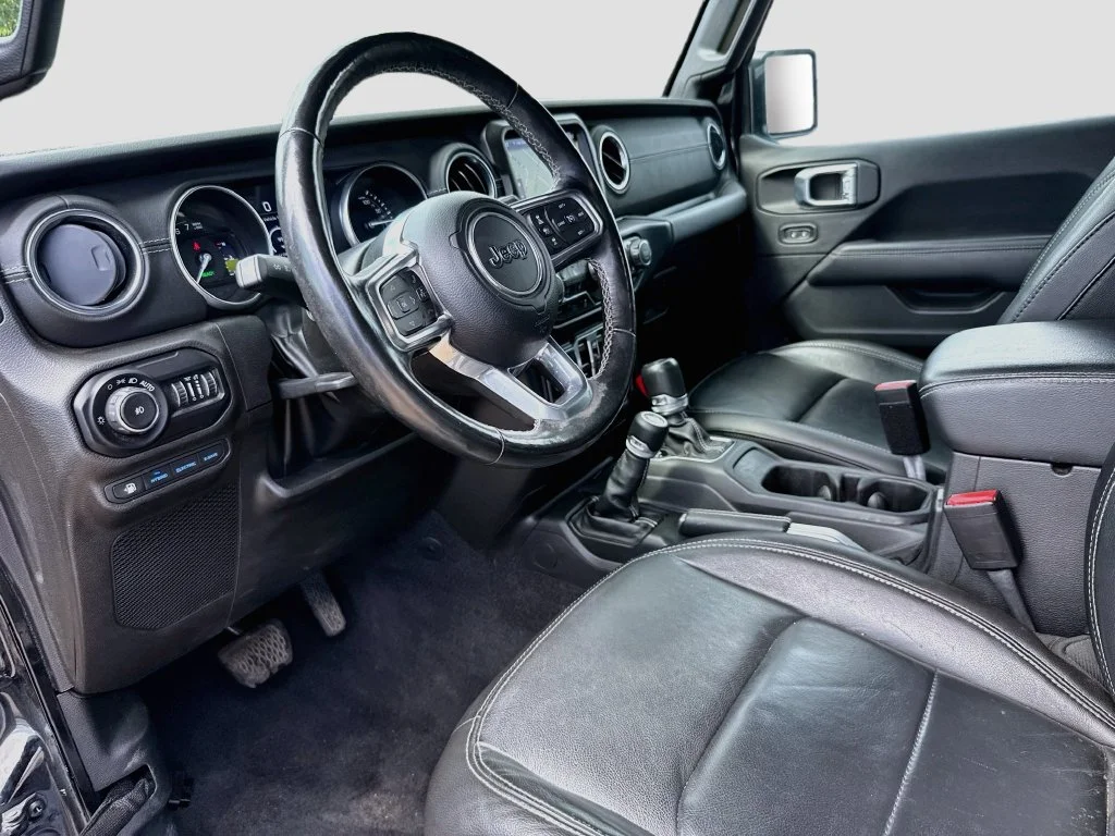 Used 2021 Black Jeep Unlimited Sahara 4xe image 27