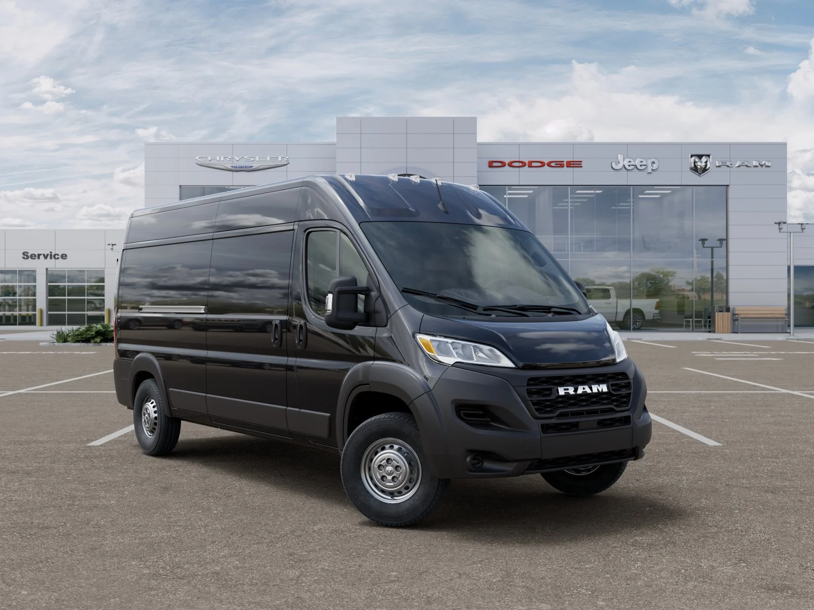 New 2026 Black Clear-Coat Exterior Paint RAM High Roof image 32