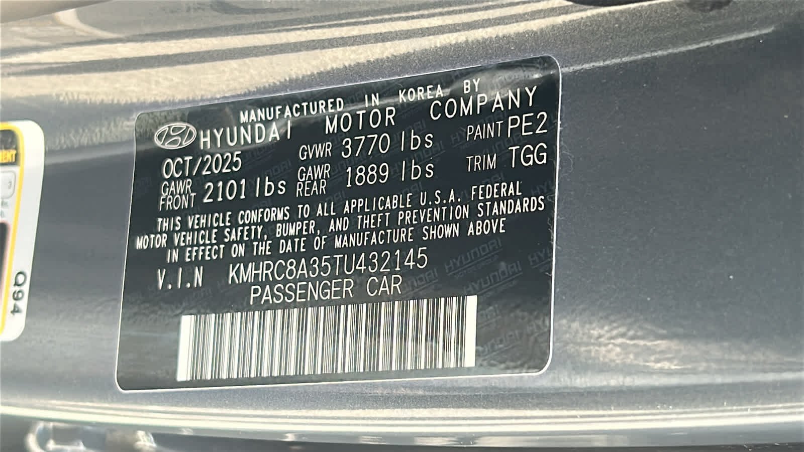 New 2026 Ecotronic Gray Hyundai SEL image 30