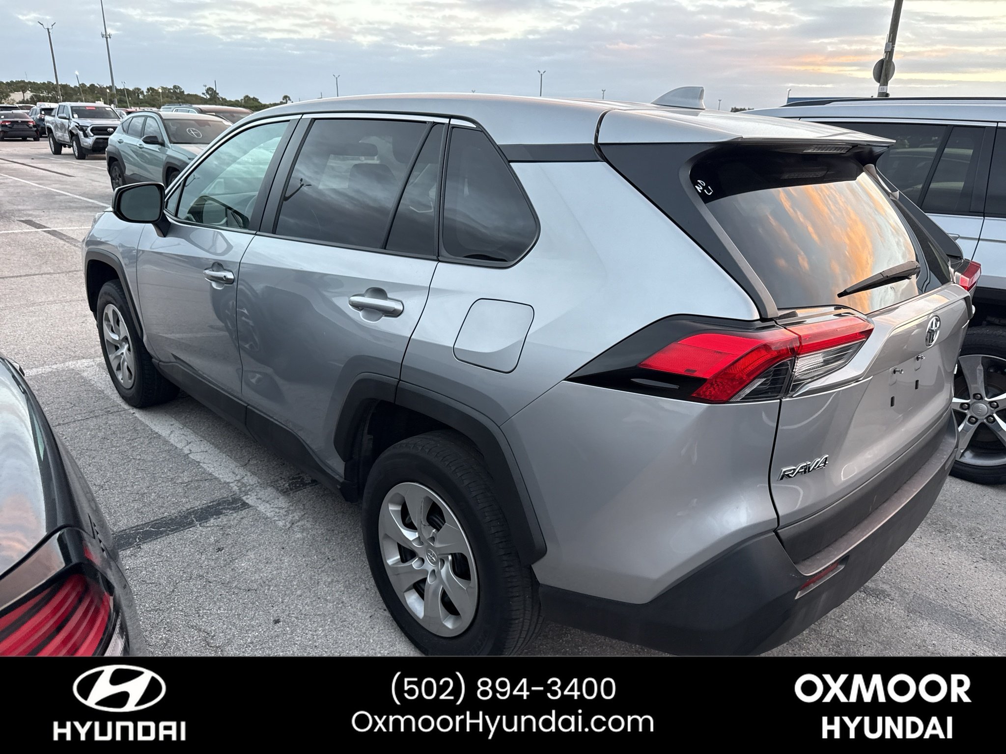 Used 2023 Silver Sky Metallic Toyota LE image 4