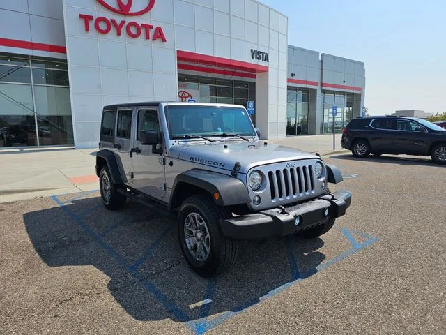 Used 2017 Billet Silver Metallic Jeep Unlimited Rubicon image 3
