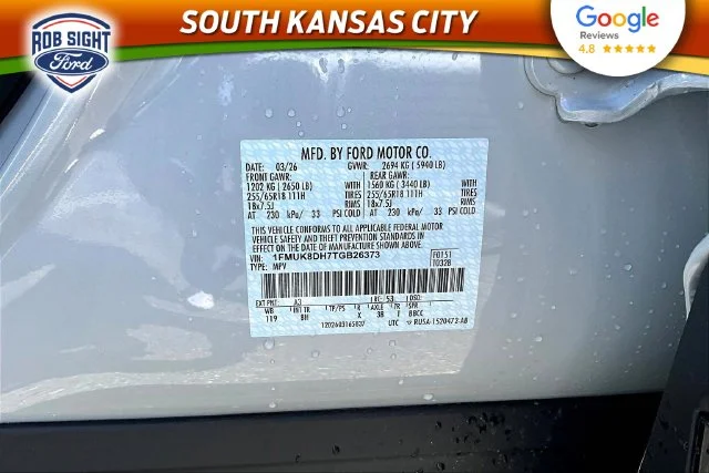 New 2026 Space White Metallic Ford Active image 8